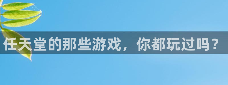非凡游戏注册方法是什么意思：任天堂的那些游戏，你都玩过吗？