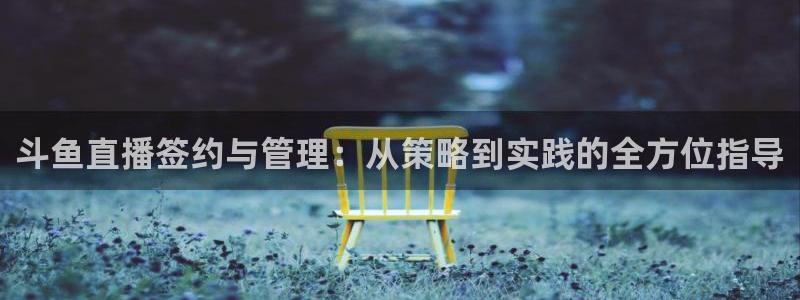 极速直播nba体育直播下载：斗鱼直播签约与管理：从策略到实践的全方位指导